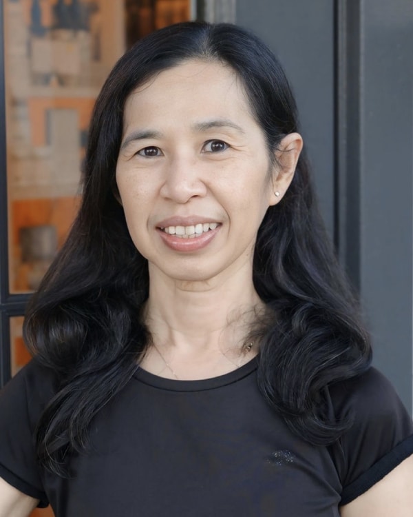 Tina Panwa smiling for the camera