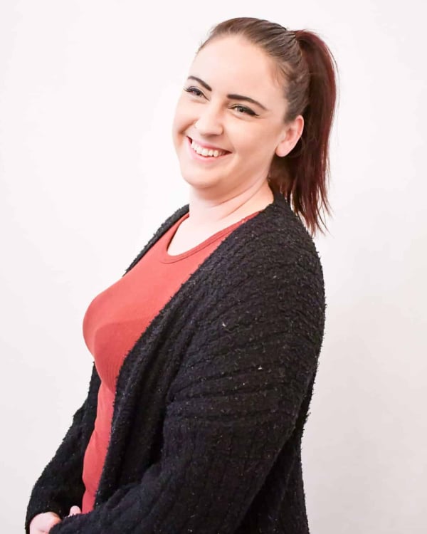 a woman posing for a picture