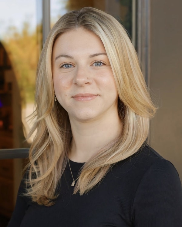 Hannah Raciborski smiling for the camera